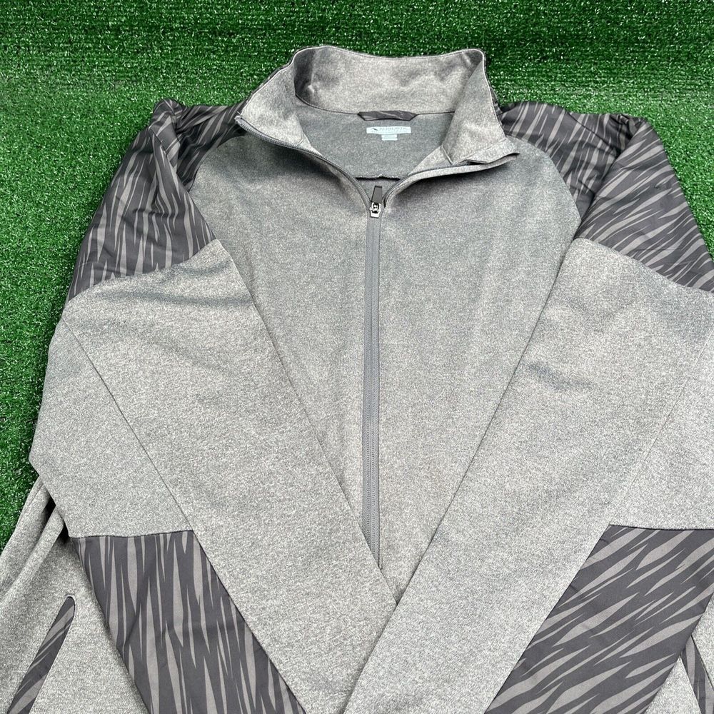 Augusta Sportswear Full Zip‎ Gray Sweater Mens Size Large